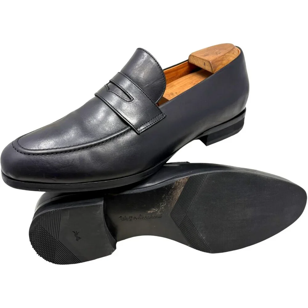 Wolf and Shepherd 9719 Ringer‎ Calf Leather Penny Loafers